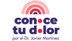 Logo de conoce tu dolor. Por el doctor javier martínez.